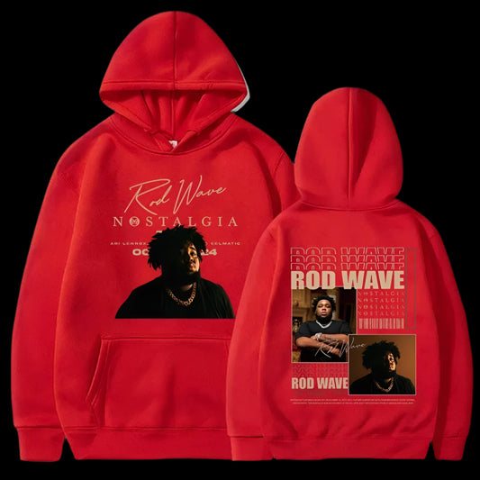 Rod Wave LESBO Hoodie - 100 Cotton Streetwear - RED